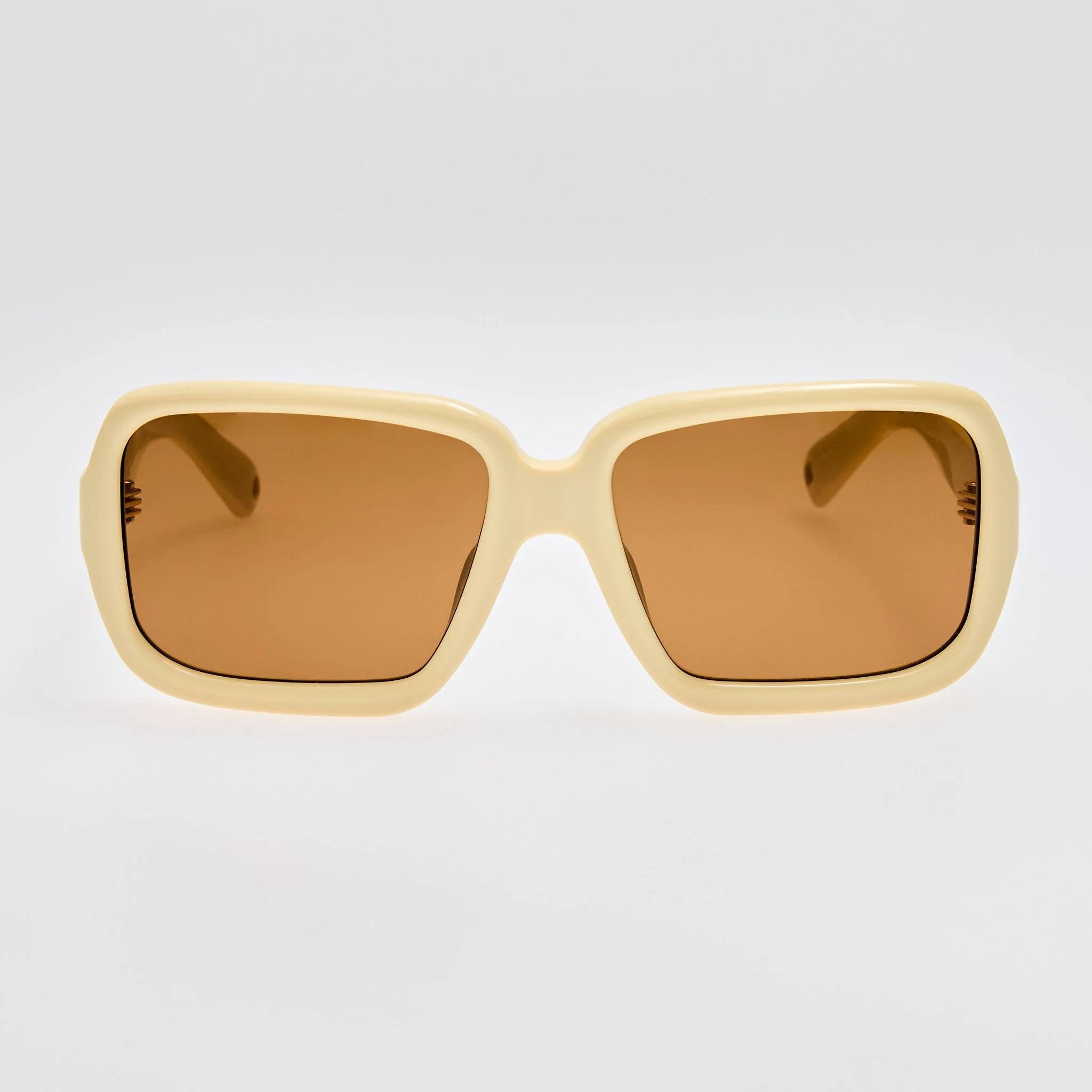Cabana Oversize Sunglasses in Sand - 1