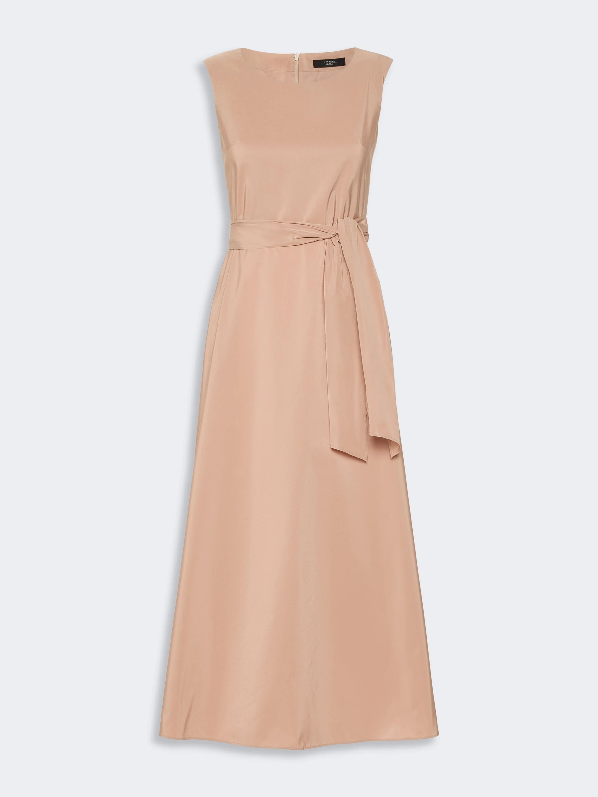 GENTILE Flared taffeta dress - PINK - 1