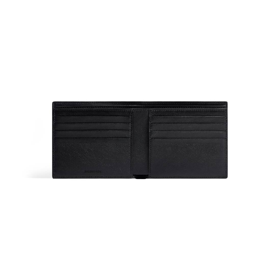 Men's Cash Square Folded Wallet Box in Black/white - 2