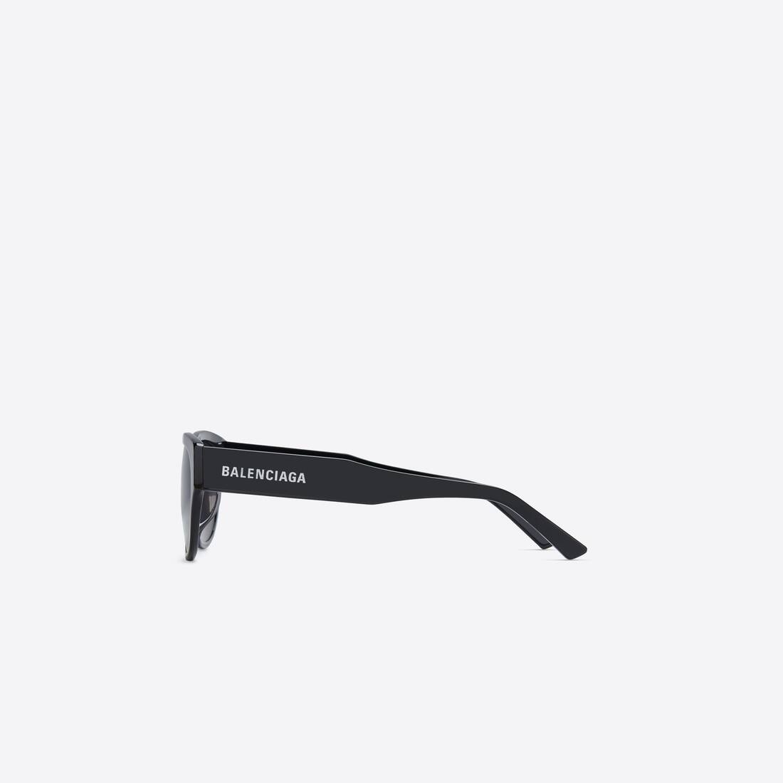 Women's Flat Rectangle 2.0 Sunglasses in Black - 2