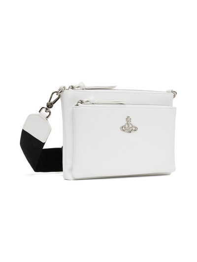Vivienne Westwood White Penny DB Pouch Messenger Bag outlook