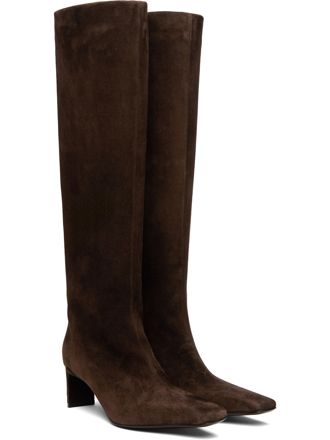 Brown Ona Knee-High Tall Boots - 4