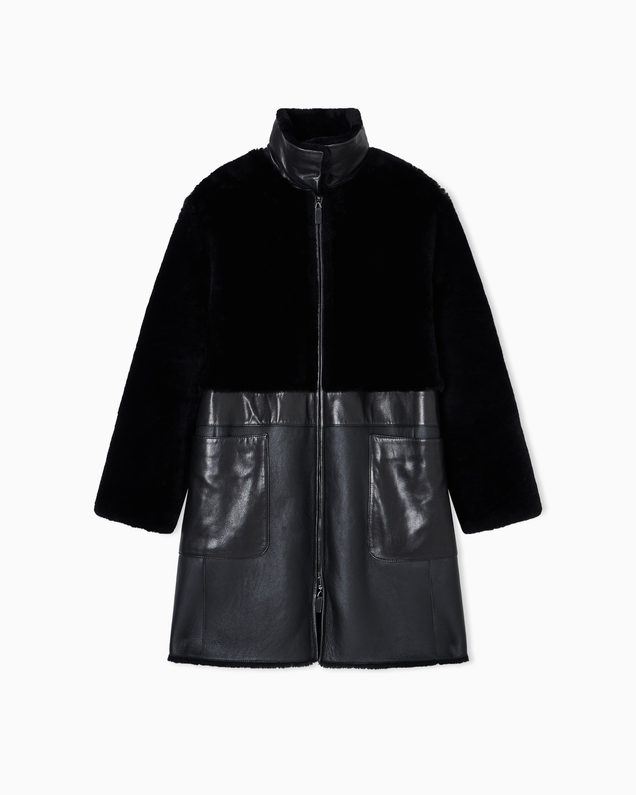 ASV REVERSIBLE COAT IN SPANISH MERINO SHEARLING LAMBSKIN - 4
