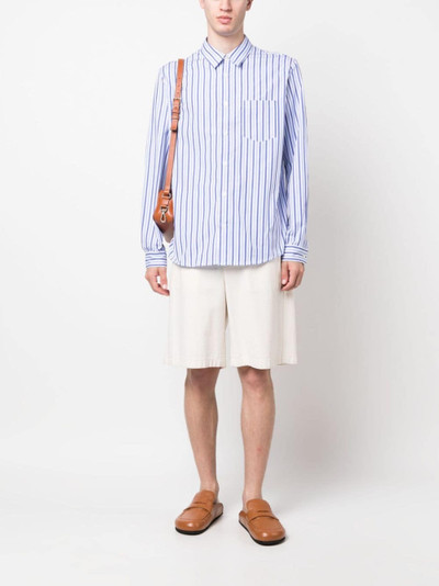 A.P.C. Clément striped cotton shirt outlook
