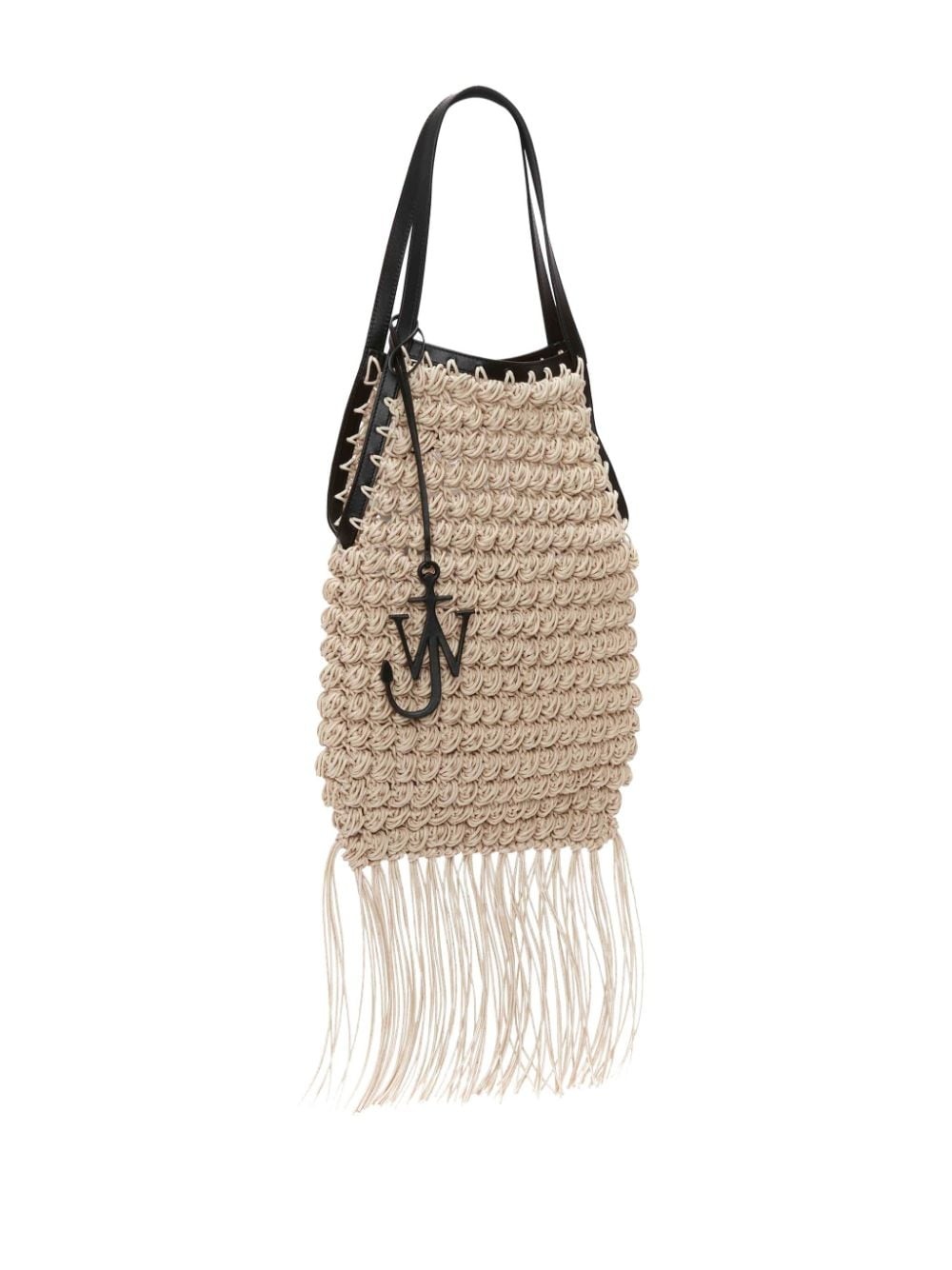 popcorn-knit tote bag - 3