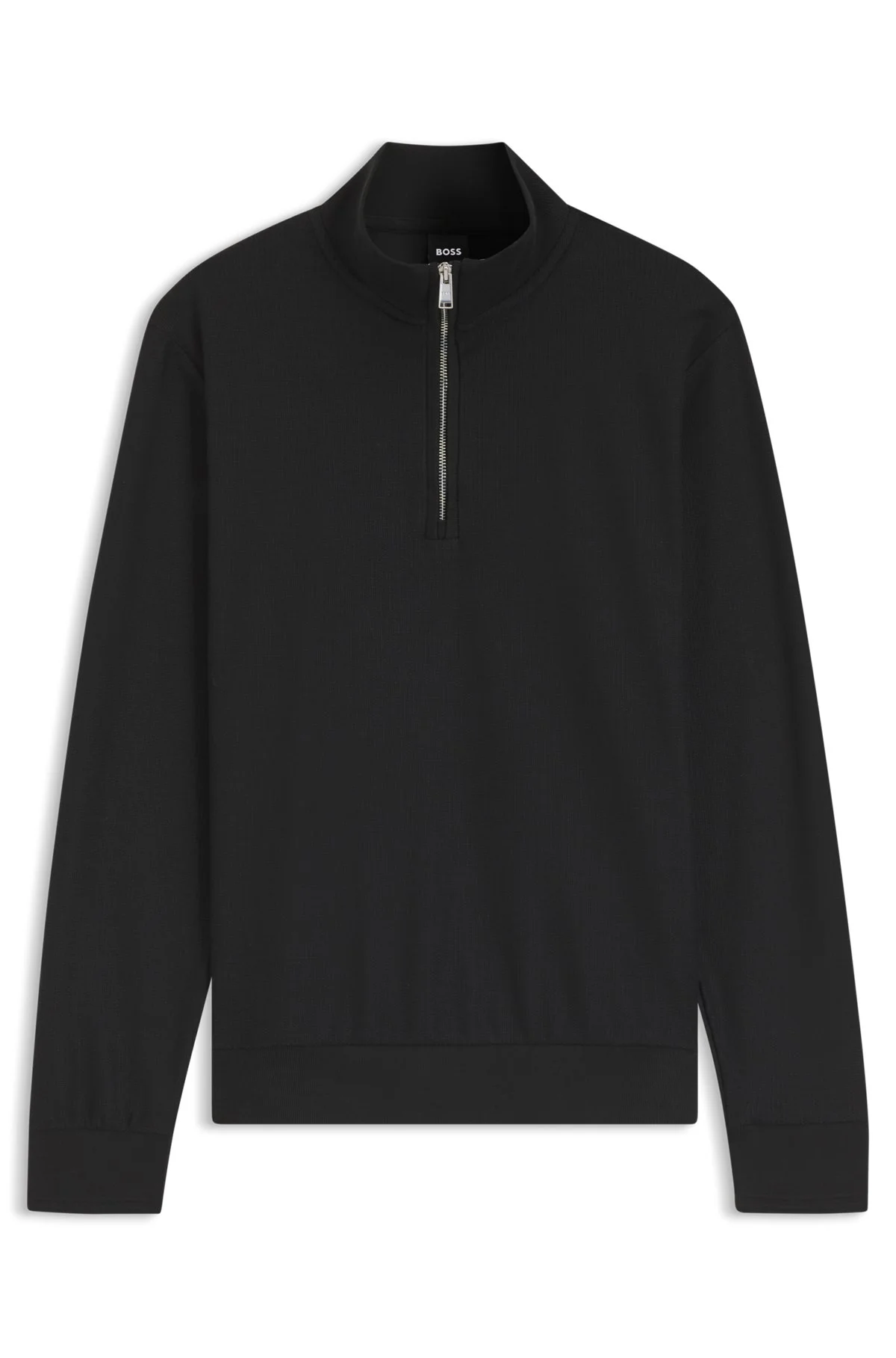 QUARTER-ZIP SWEATSHIRT IN A COTTON BLEND - 1