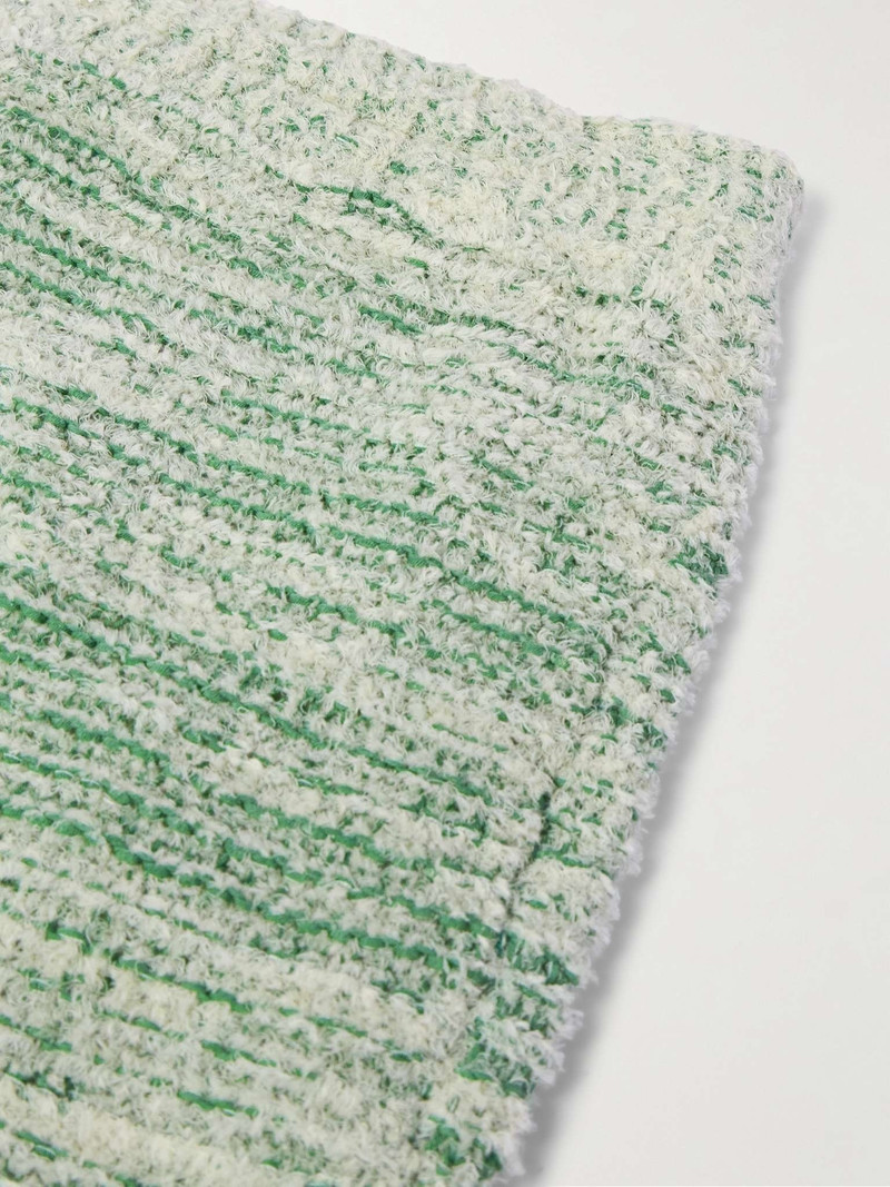 Bright Hues Straight-Leg Cotton-Blend Bouclé Bermuda Shorts 5