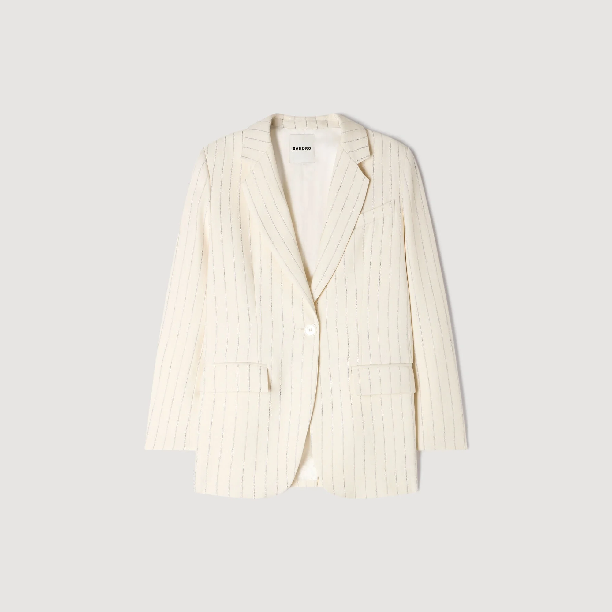 STRIPED TAILORED JACKET - 1