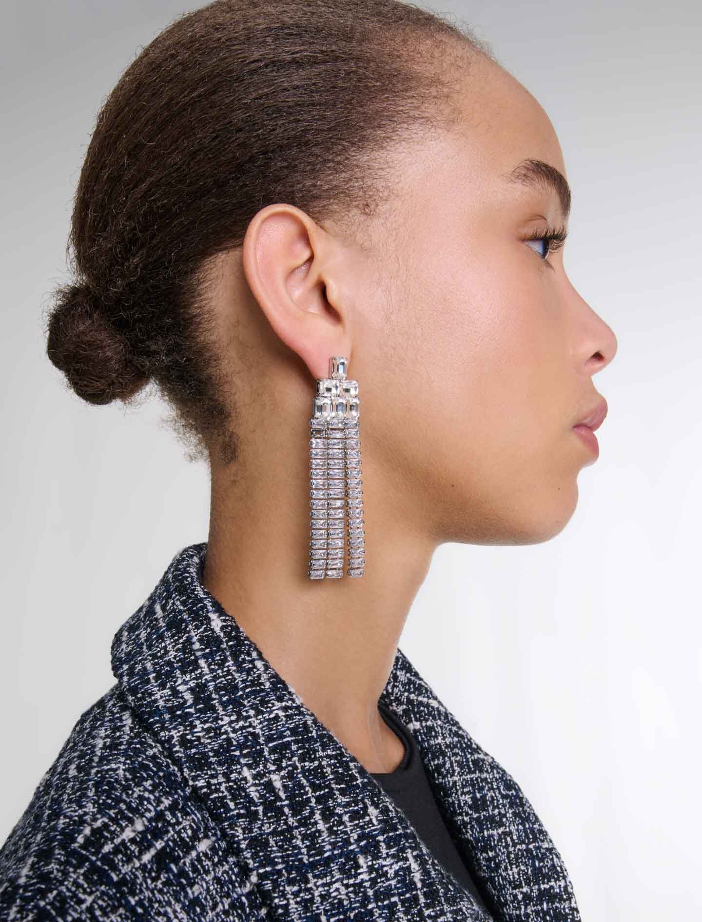 Cascade diamanté earrings - 7