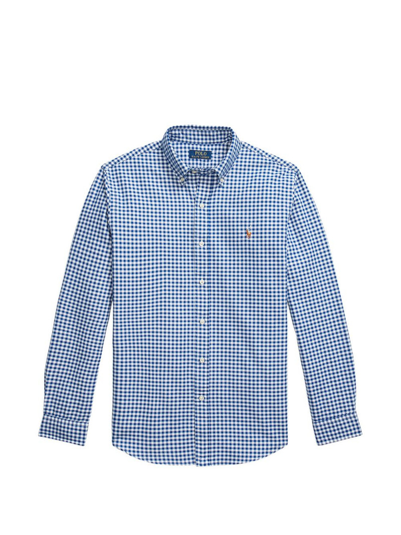 checked-pattern shirt 1