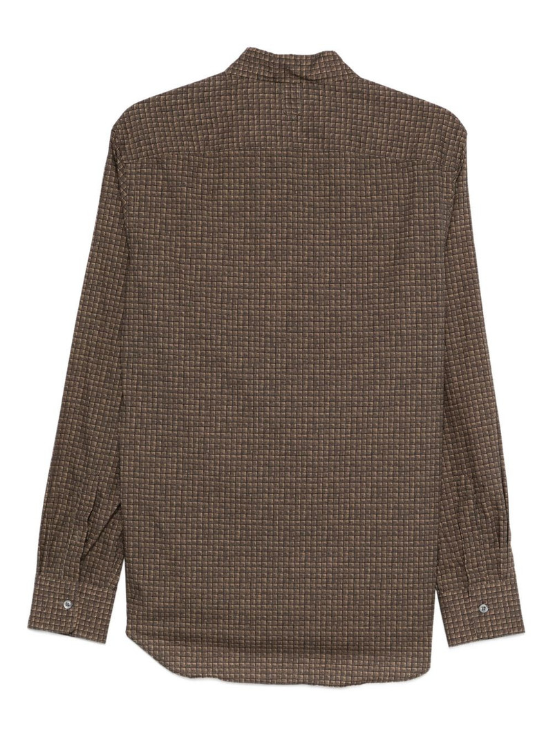 Canali checked shirt outlook