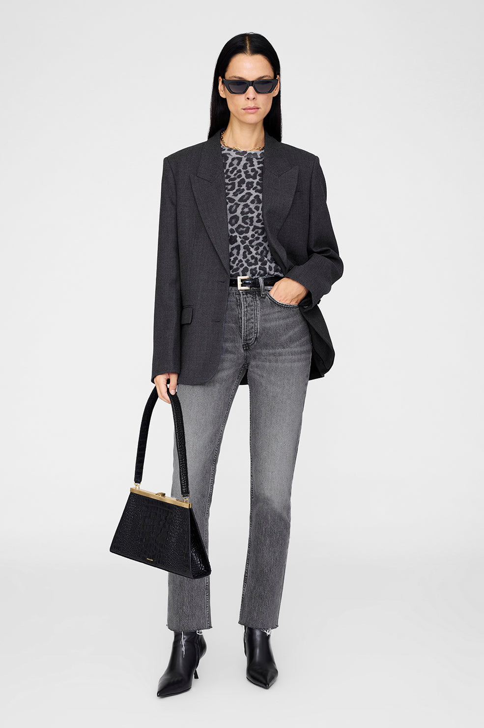 Cohen Tee - Grey Leopard - 5