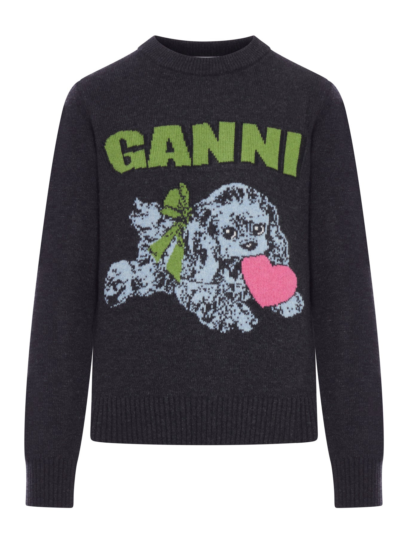 WOOL SWEATER WITH PRINT - 2