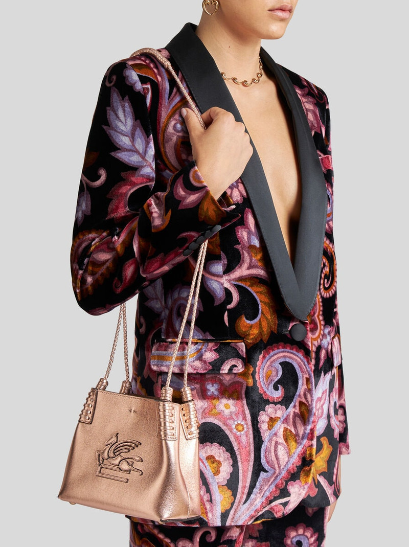 Etro LAMINATED MINI LIBRA TOTE BAG outlook