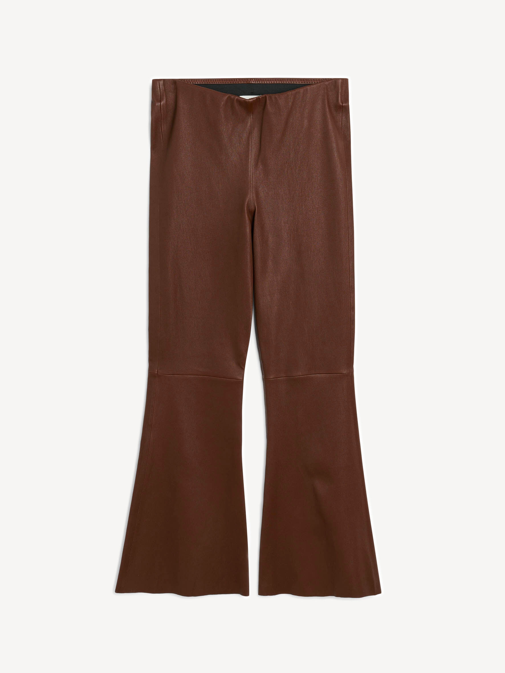 Evyline cropped leather trousers - 2