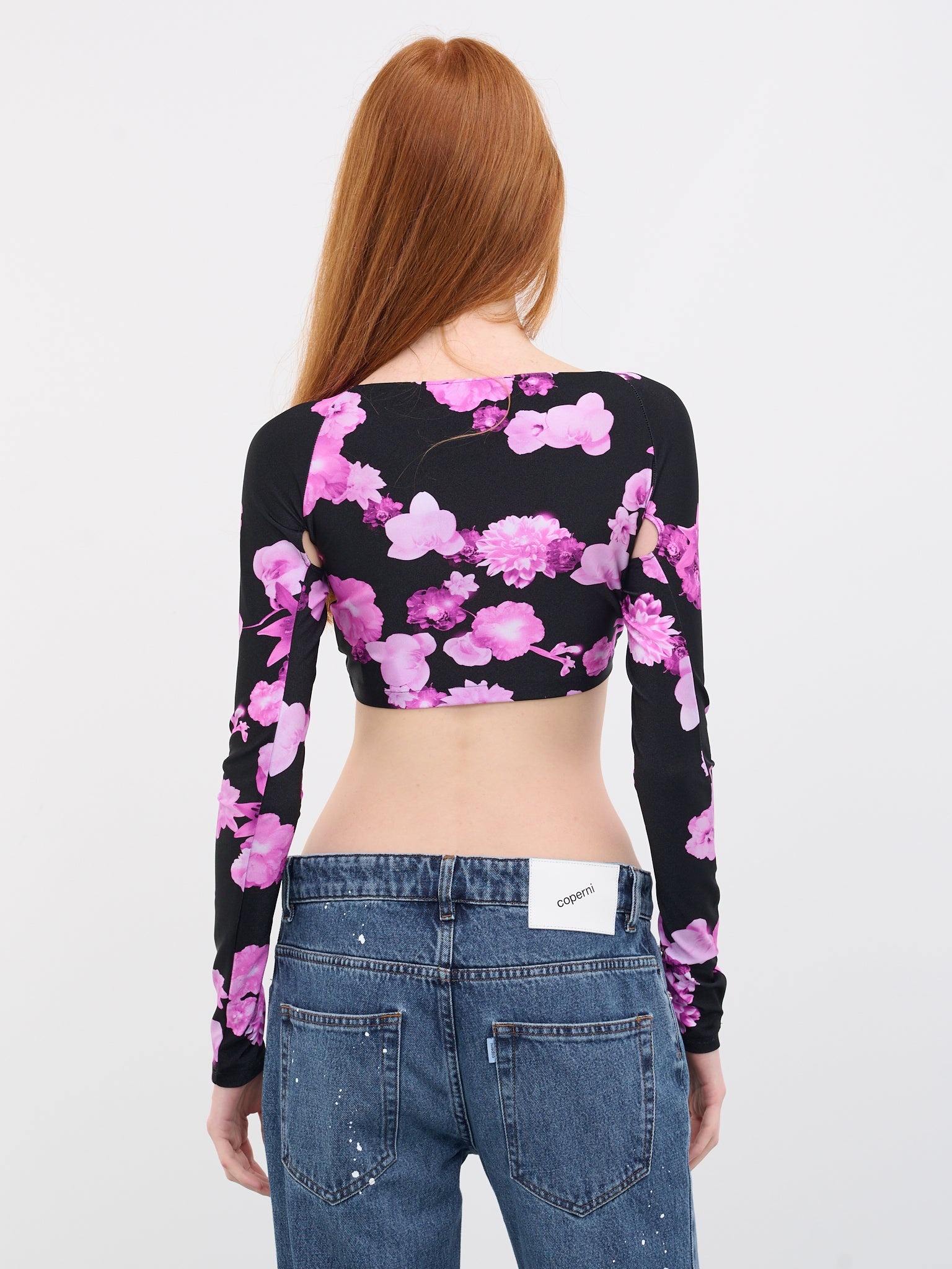 Floral Draped Top - 3