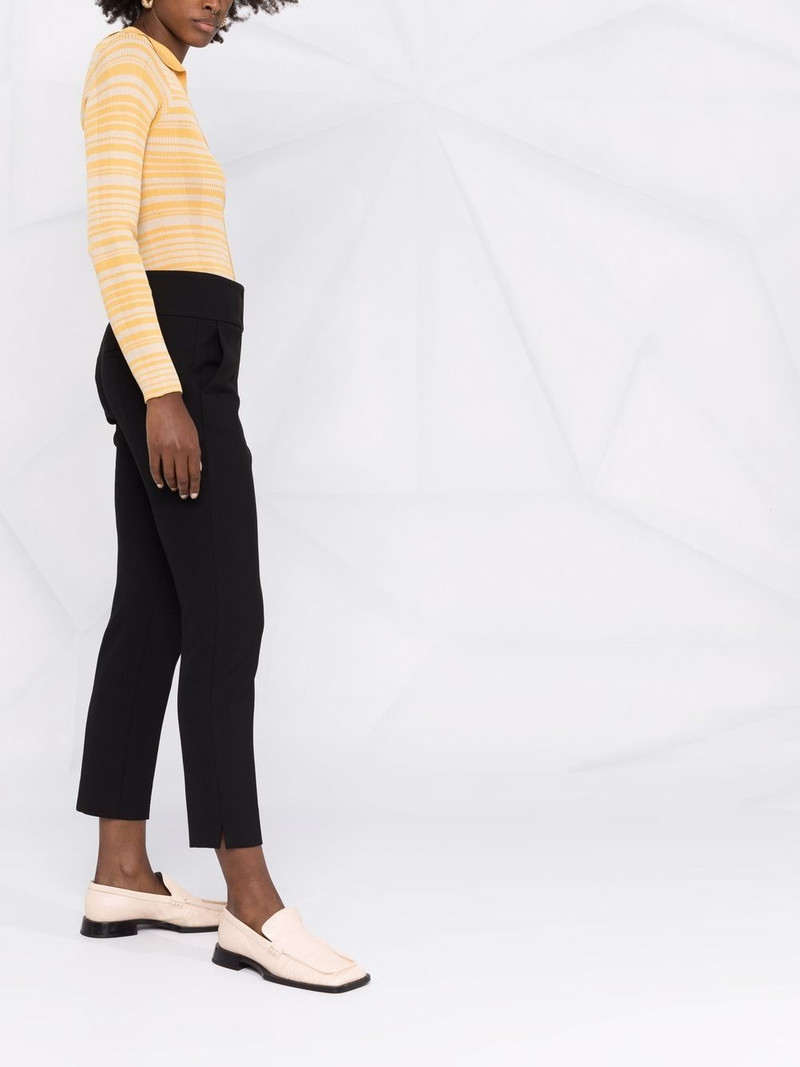 high-rise slim-fit trousers 6