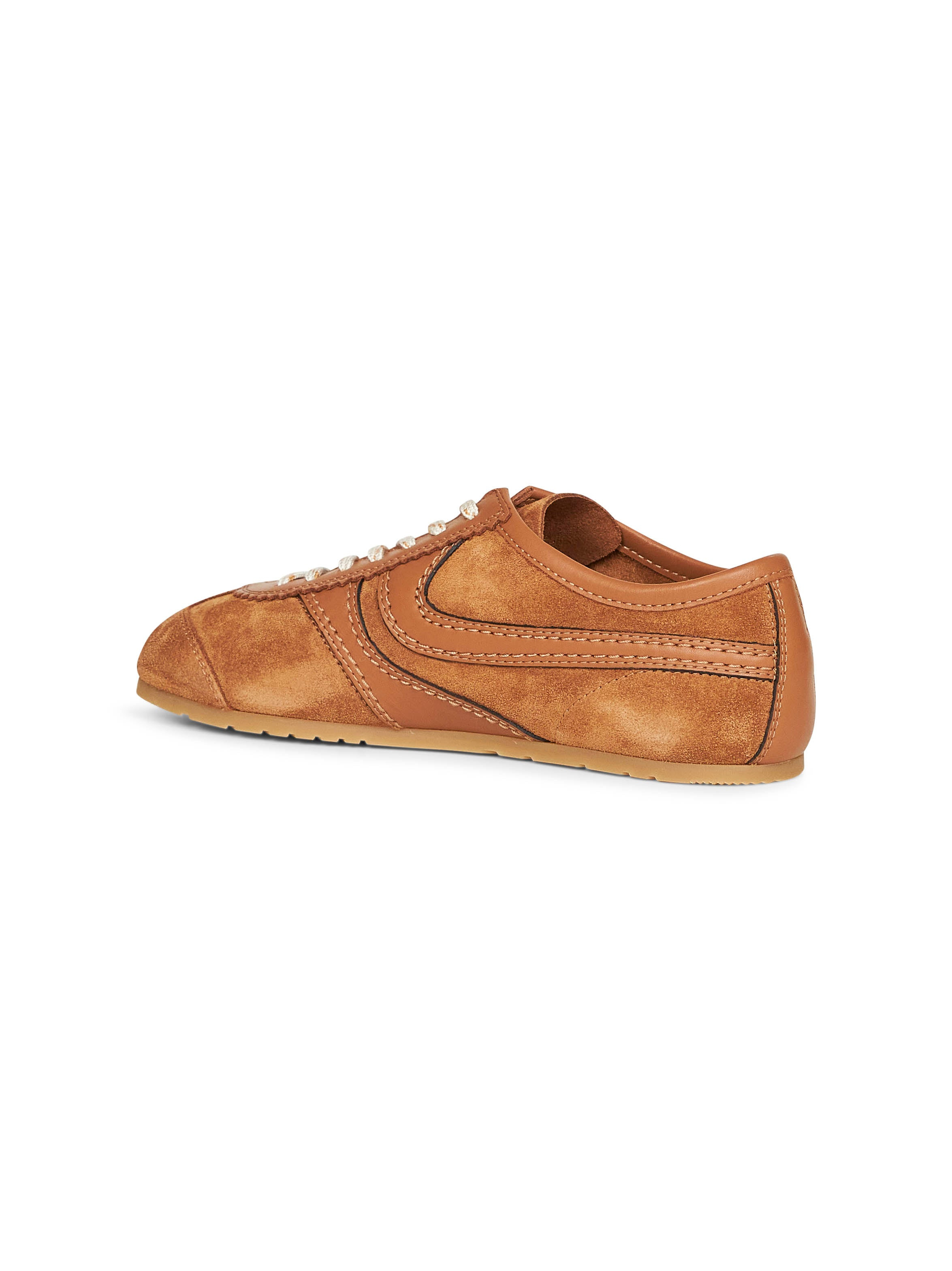 Tan suede sneakers - 3
