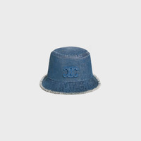 【日本入手困難】CELINE BUCKET HAT IN UNION WASH DENIM ハット CELINE triomphe bucket hat in dark union wash denim | REVERSIBLE