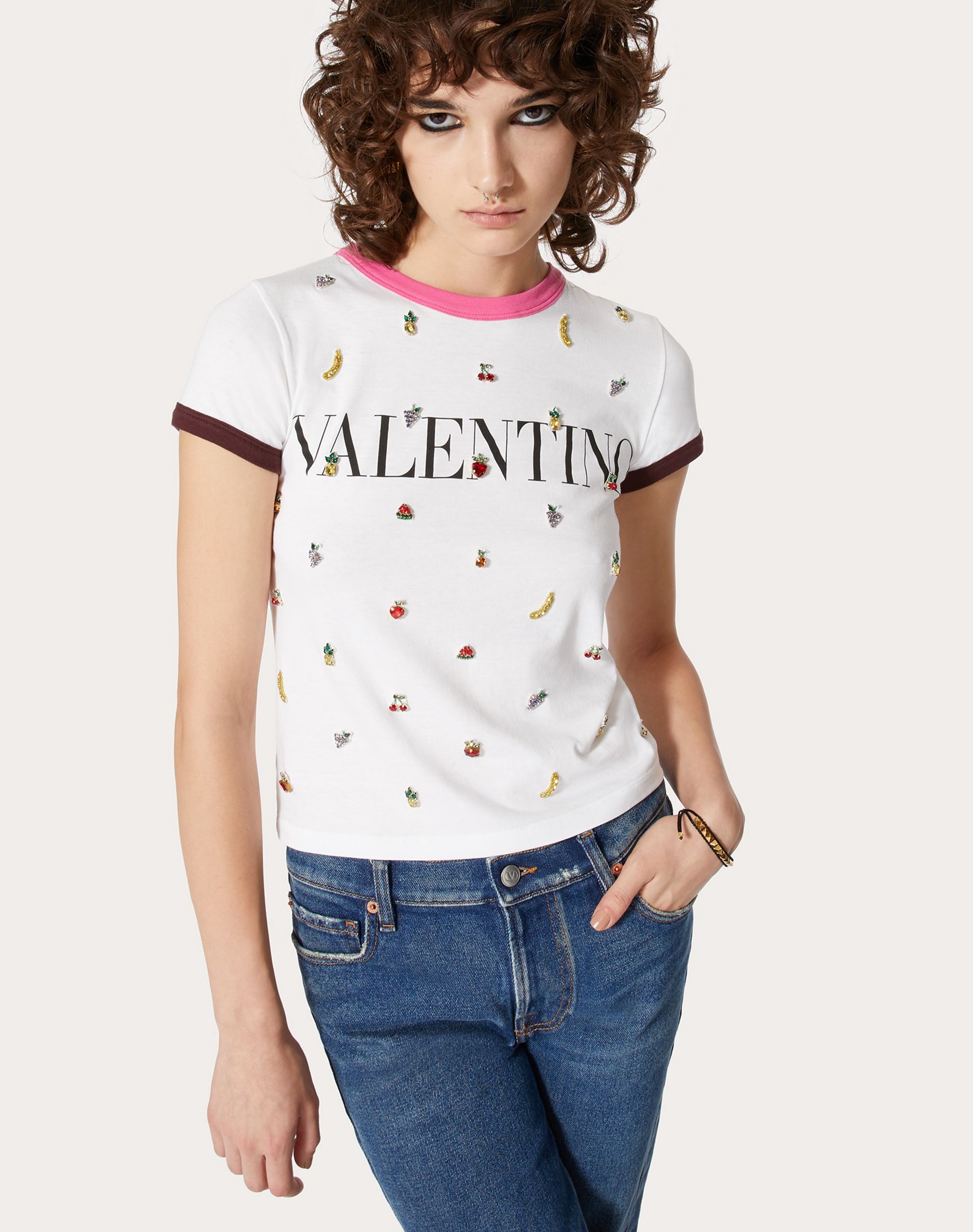 EMBROIDERED JERSEY T-SHIRT - 5