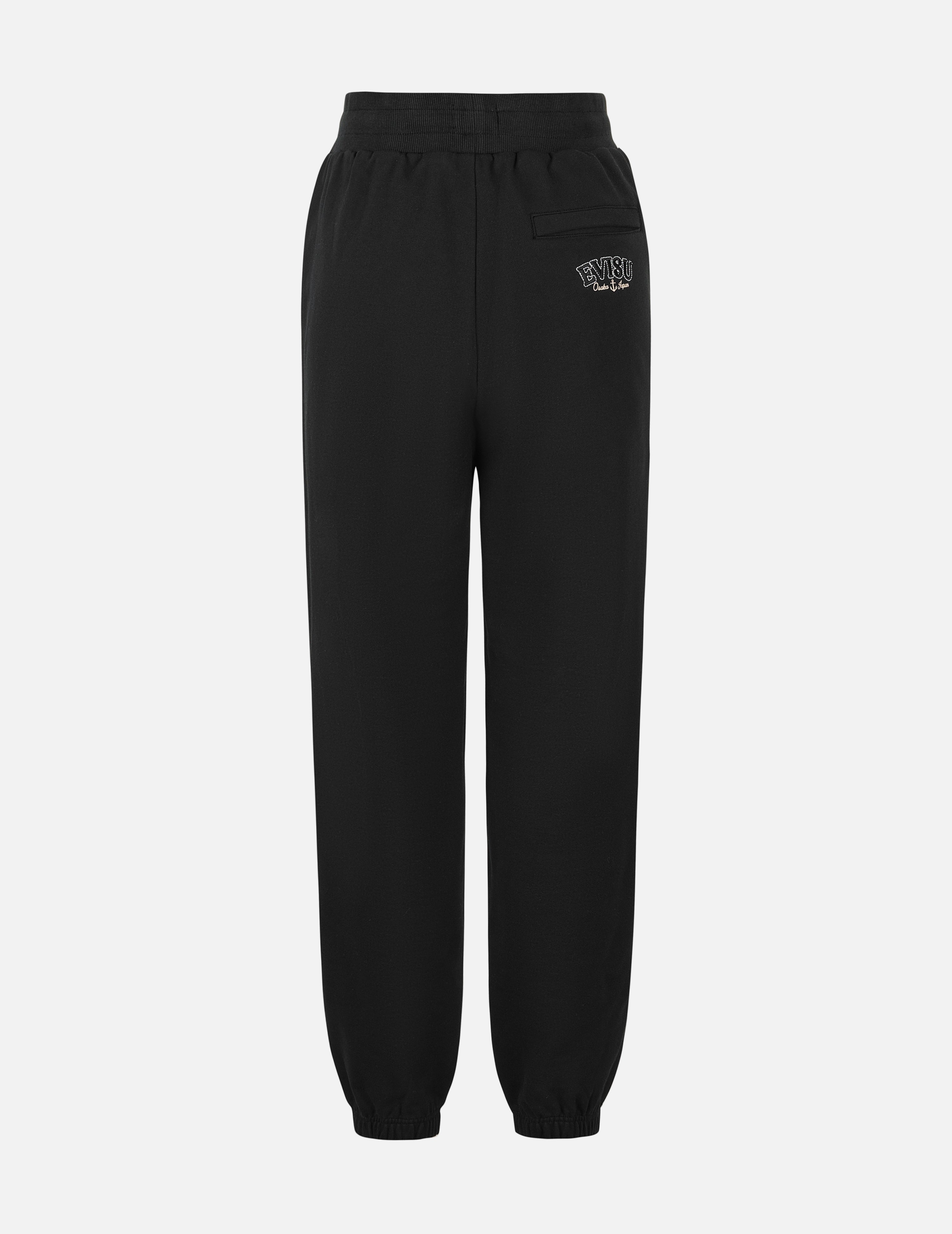 Seagull Print and Wave Embroidery Loose Fit Sweatpants - 2