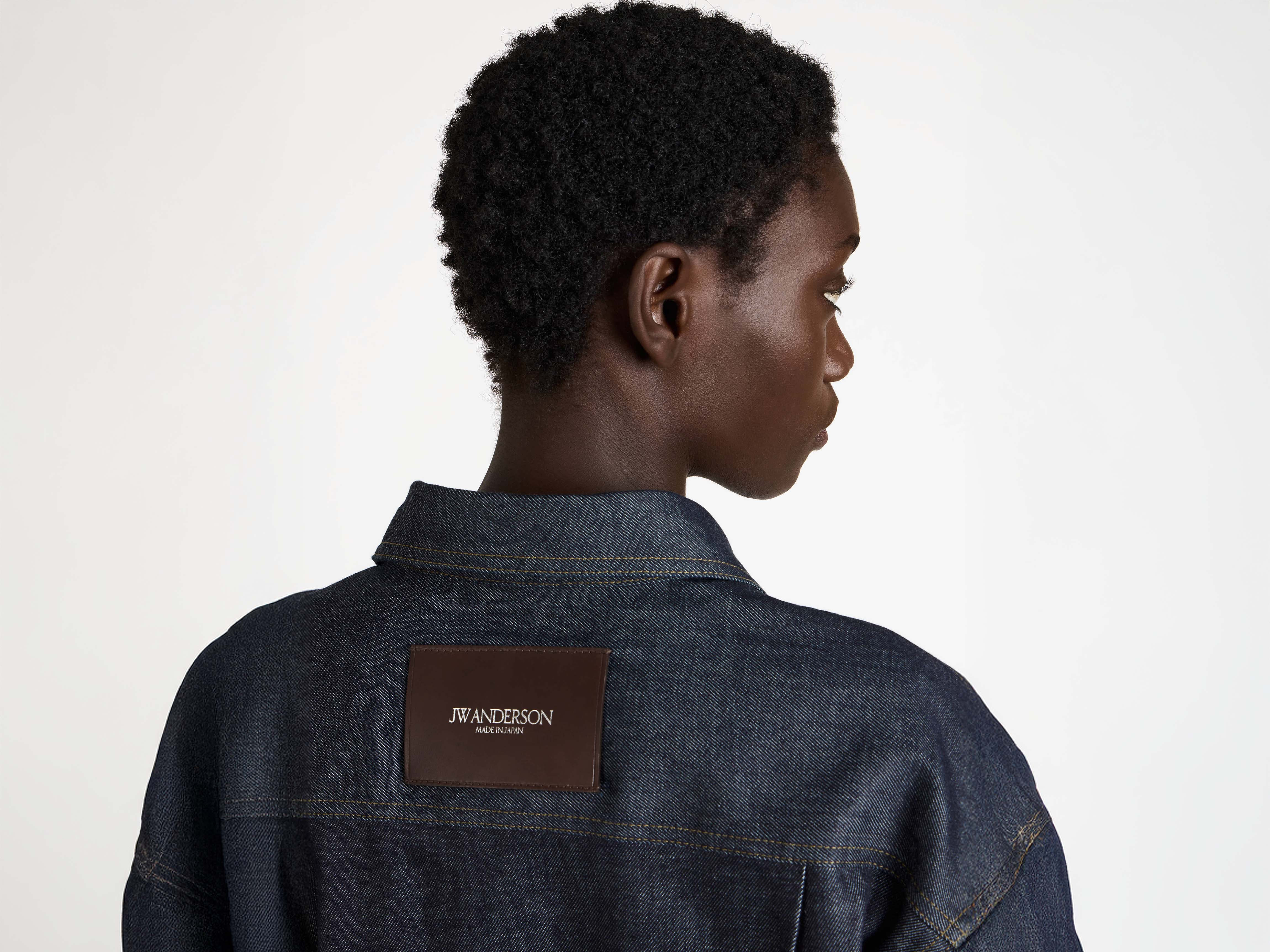 OVERSIZED DENIM SHIRT IN INDIGO - 4