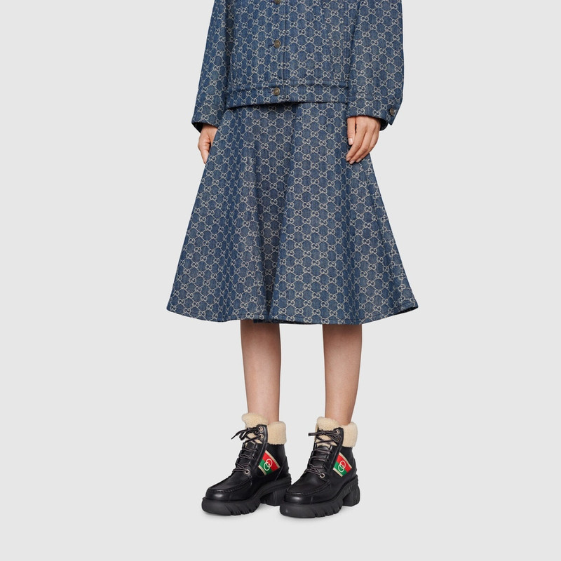 Women's ankle boot with stripe 6