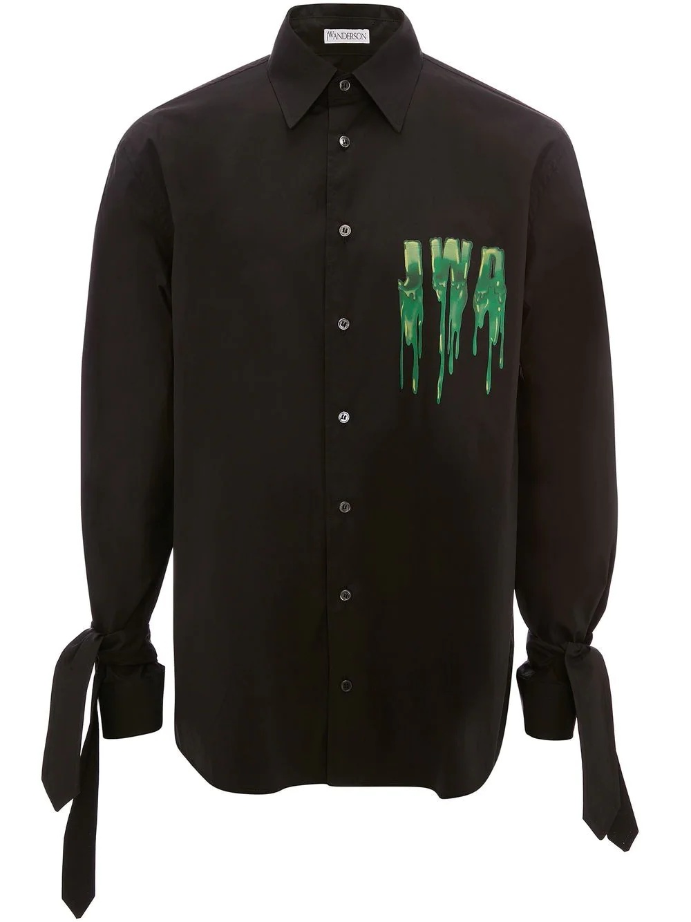 slime-logo long-sleeve shirt - 1