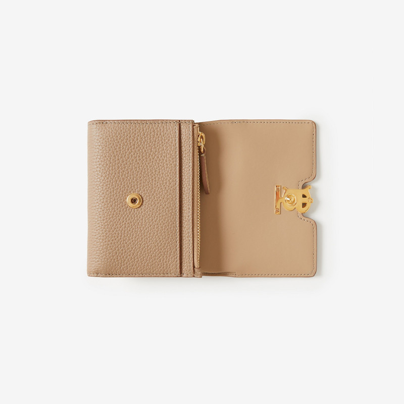 Burberry Grainy Leather TB Folding Wallet outlook