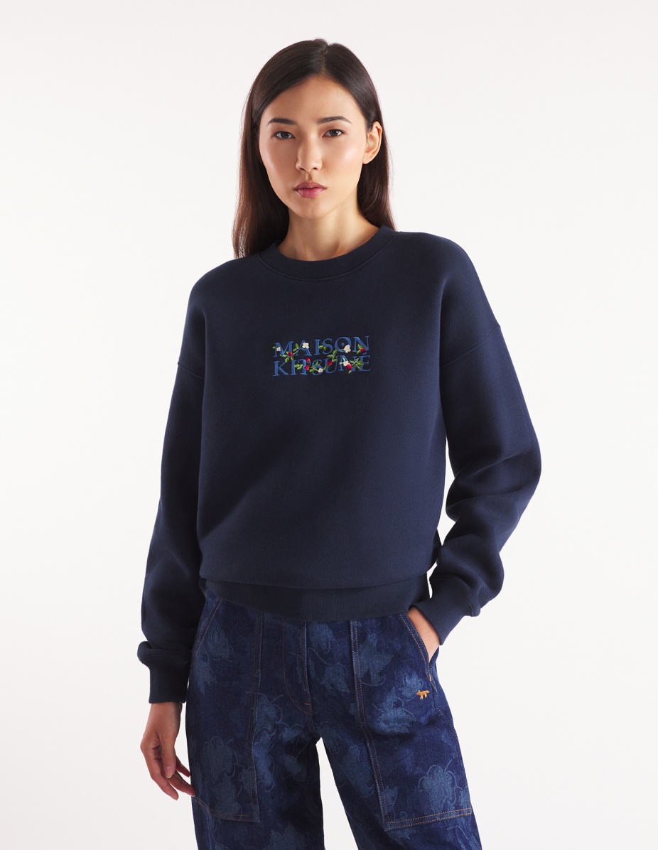 MAISON KITSUNE STRAWBERRY LEAF COMFORT SWEATSHIRT - 3