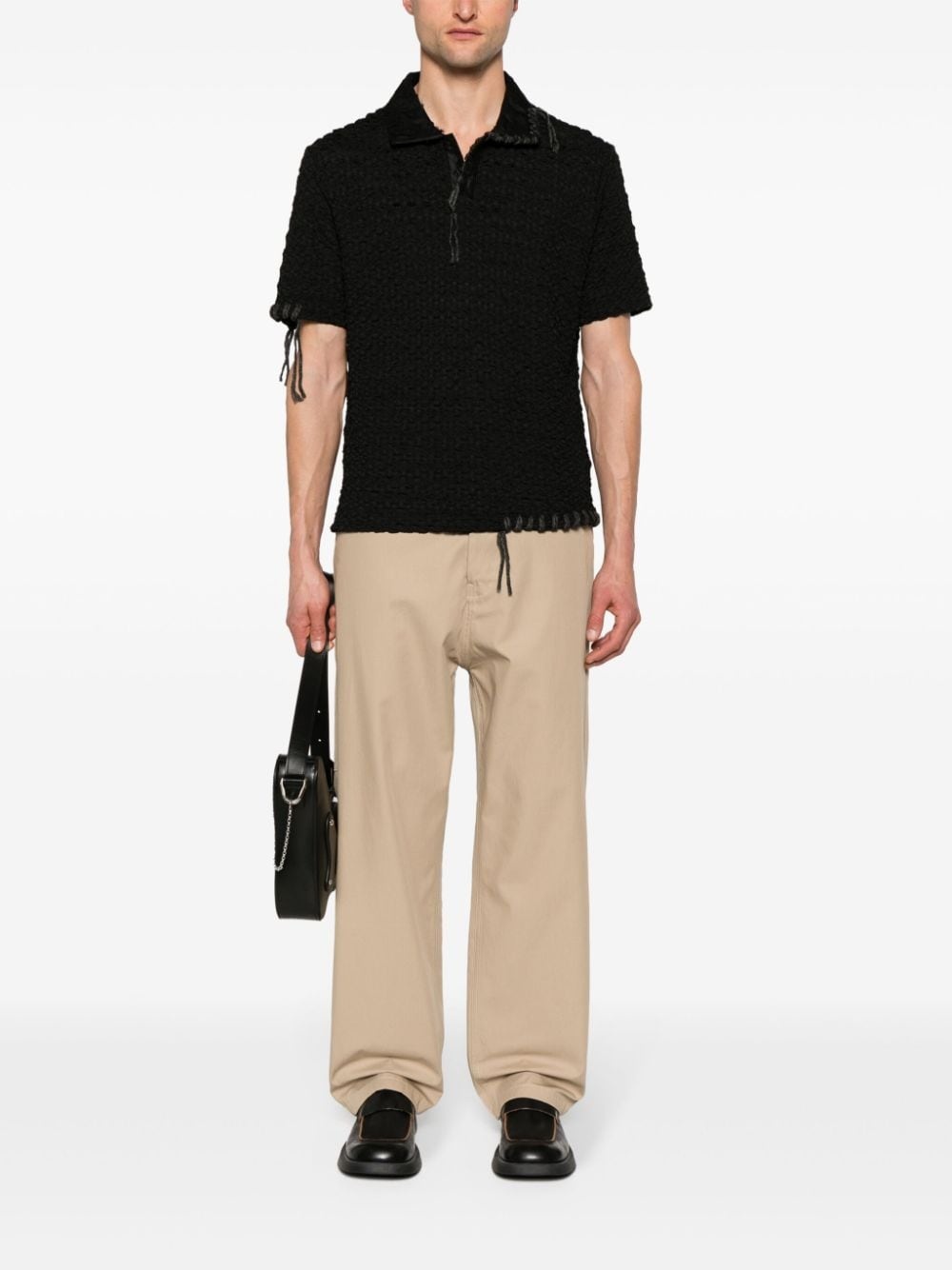 mid-rise straight-leg trousers - 2