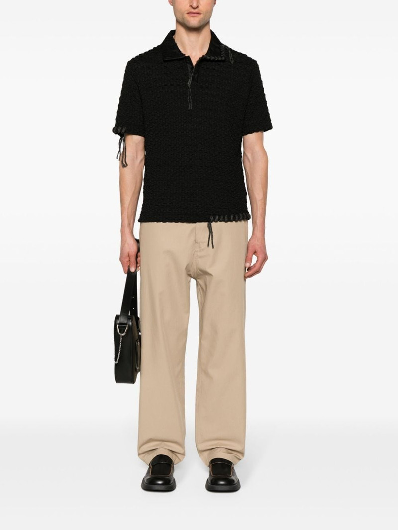 MM6 Maison Margiela mid-rise straight-leg trousers outlook