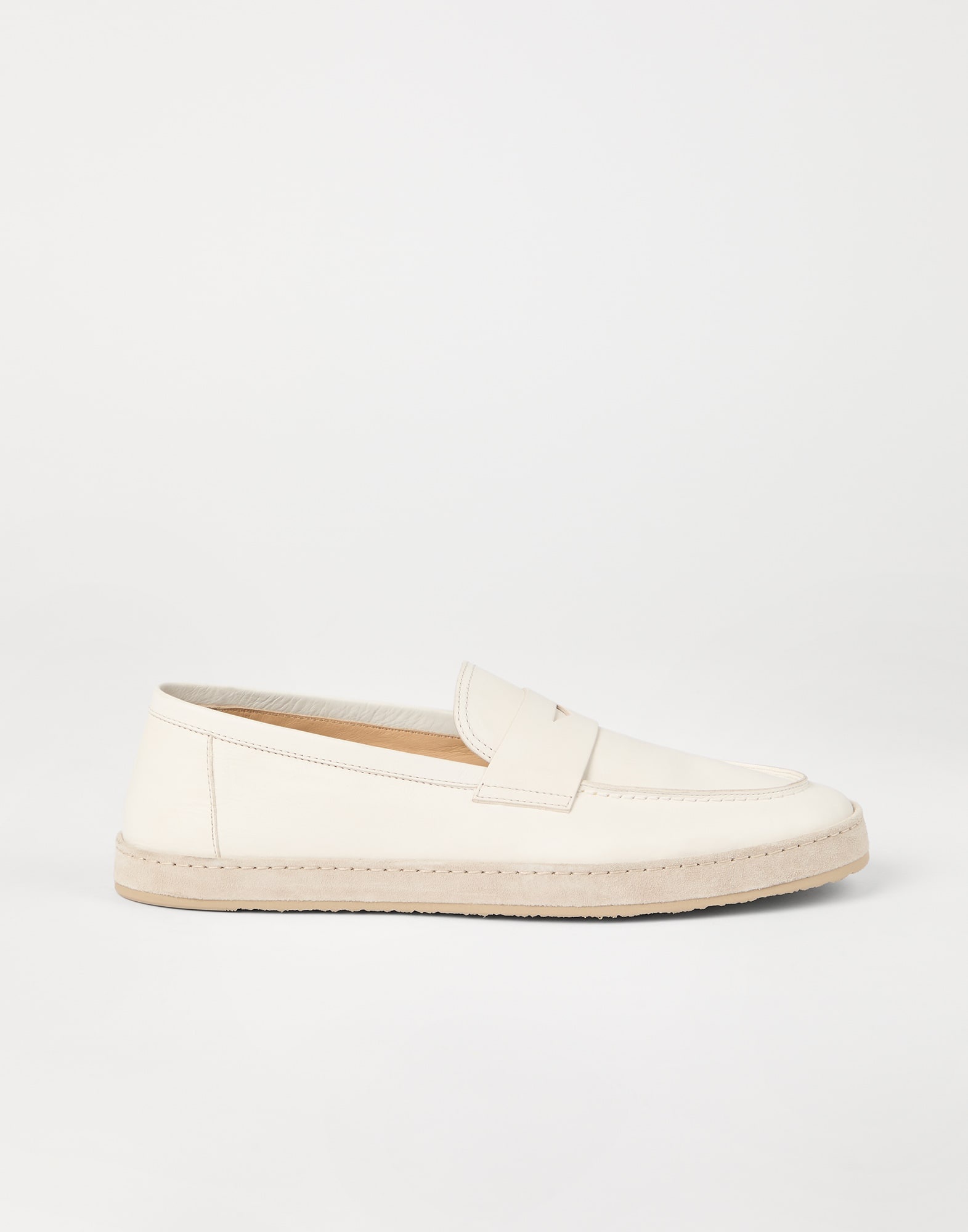 Soft calfskin loafer sneakers - 5