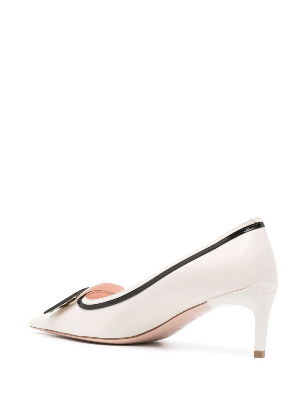 Roger Vivier Women Viv Canard Leather Pumps - 3