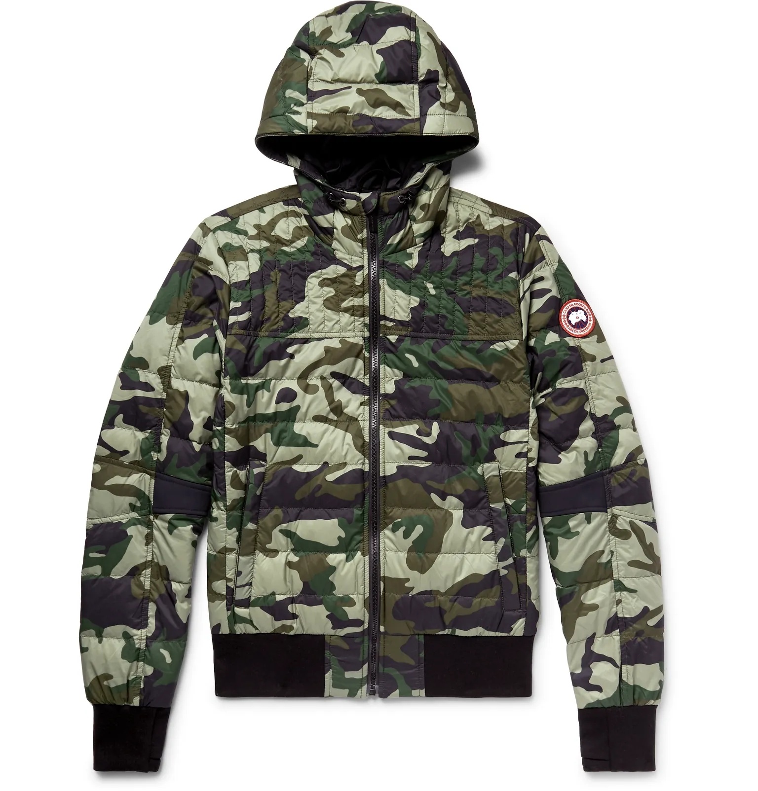 Cabri Slim-Fit Camouflage-Print Quilted Nylon-Ripstop Hooded Down Jacket - 1