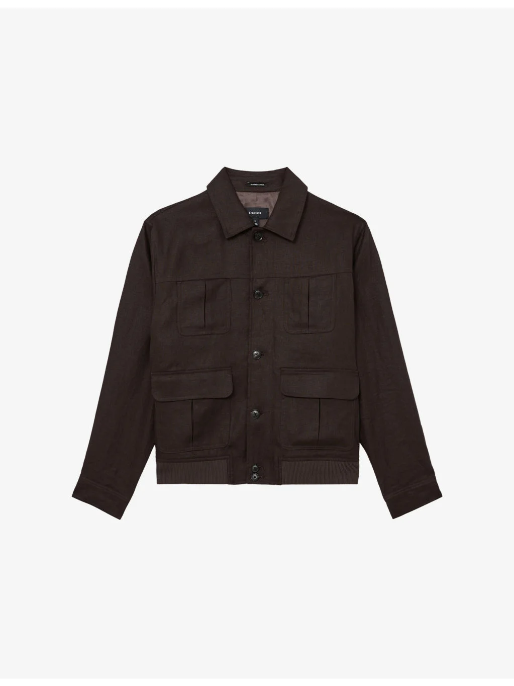 Adam Patch-Pocket Linen Jacket - 1