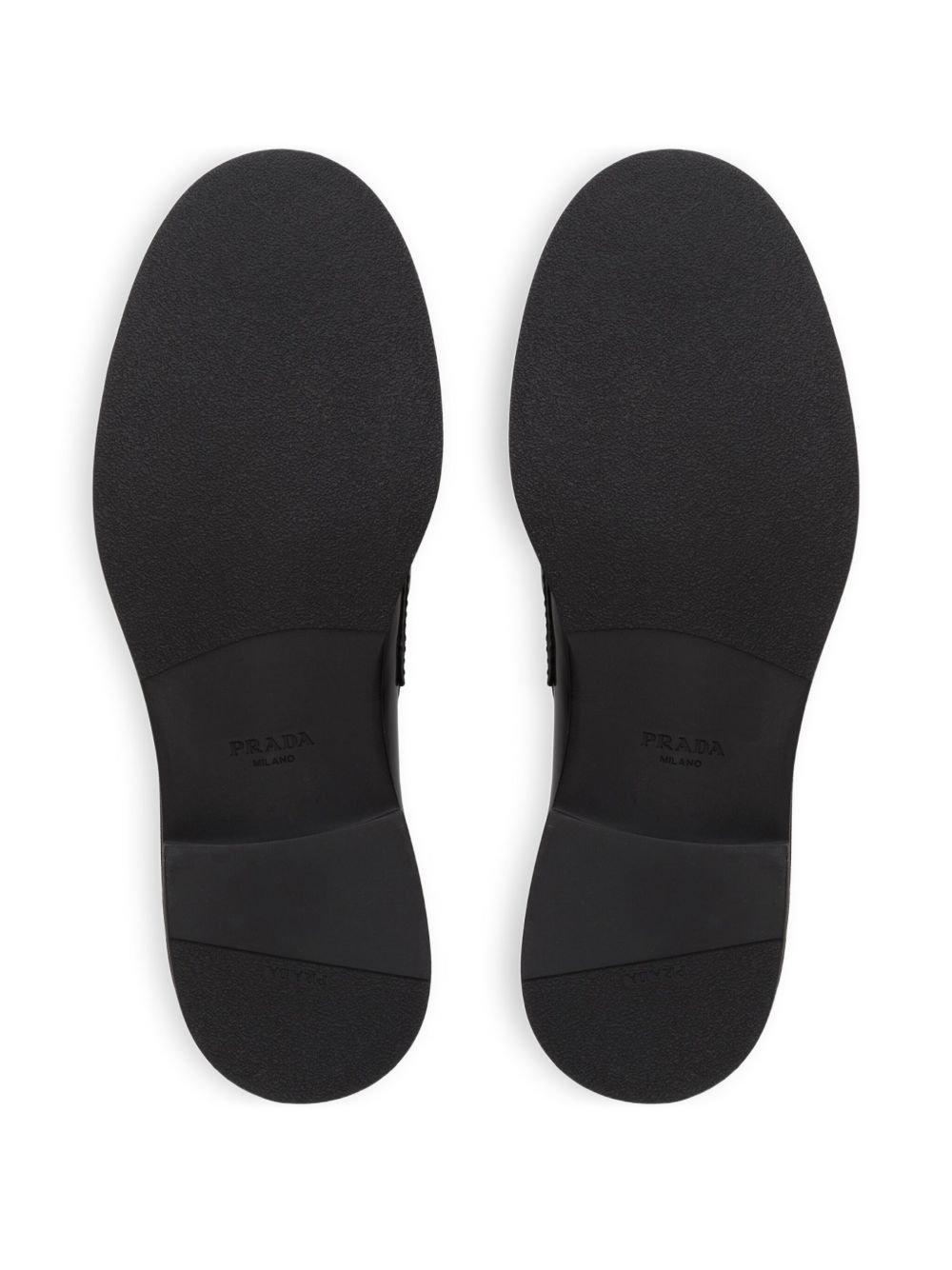 brushed-leather loafers - 5