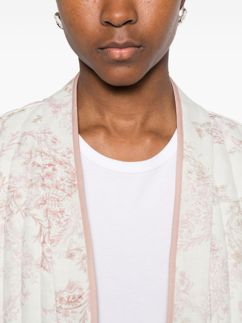 floral-pattern gilet 5