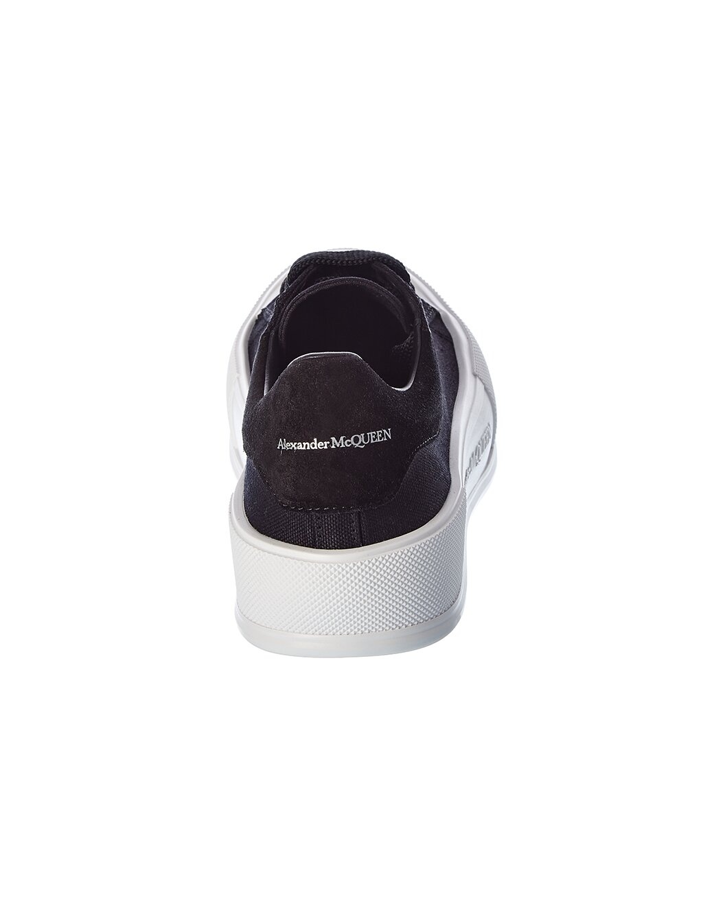 Alexander McQueen Deck Plimsoll Canvas & Suede Sneaker - 3