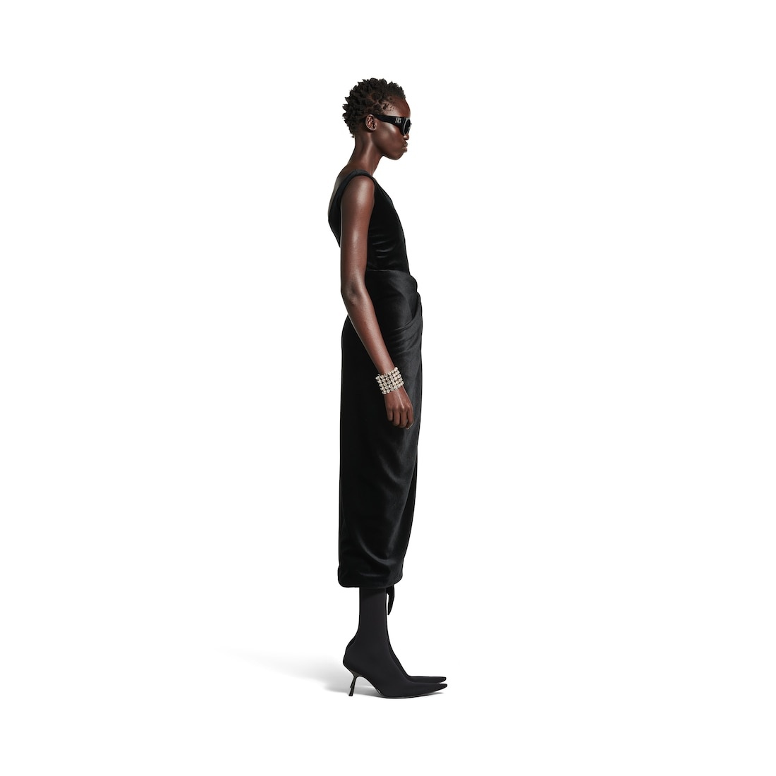 Women's Off-shoulder Top  in Black - 3