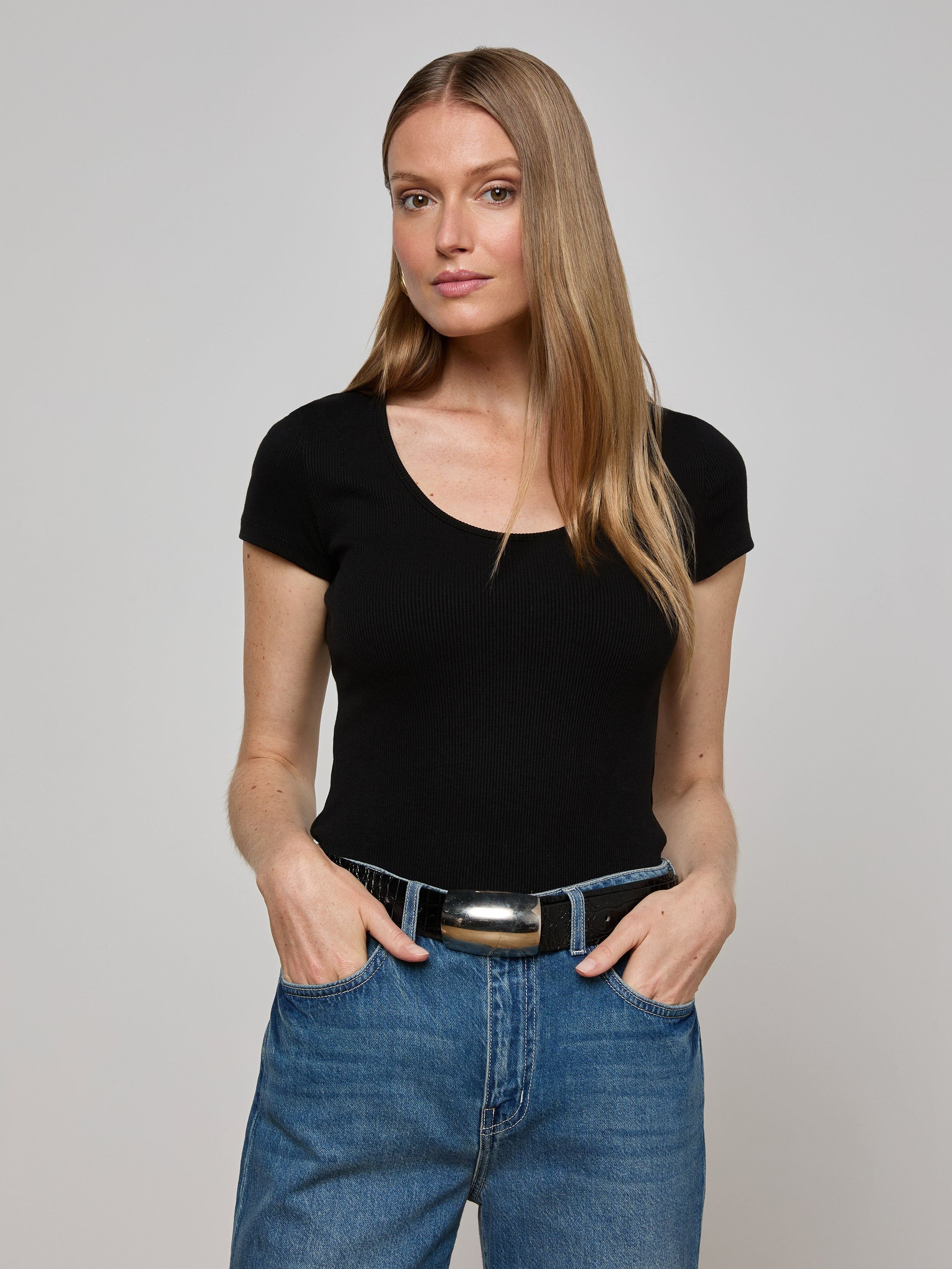 Brynlee Scoopneck Tee - 2