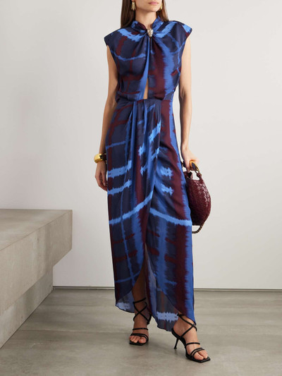 Johanna Ortiz + NET SUSTAIN Inspiring Vistas printed silk-chiffon maxi dress outlook