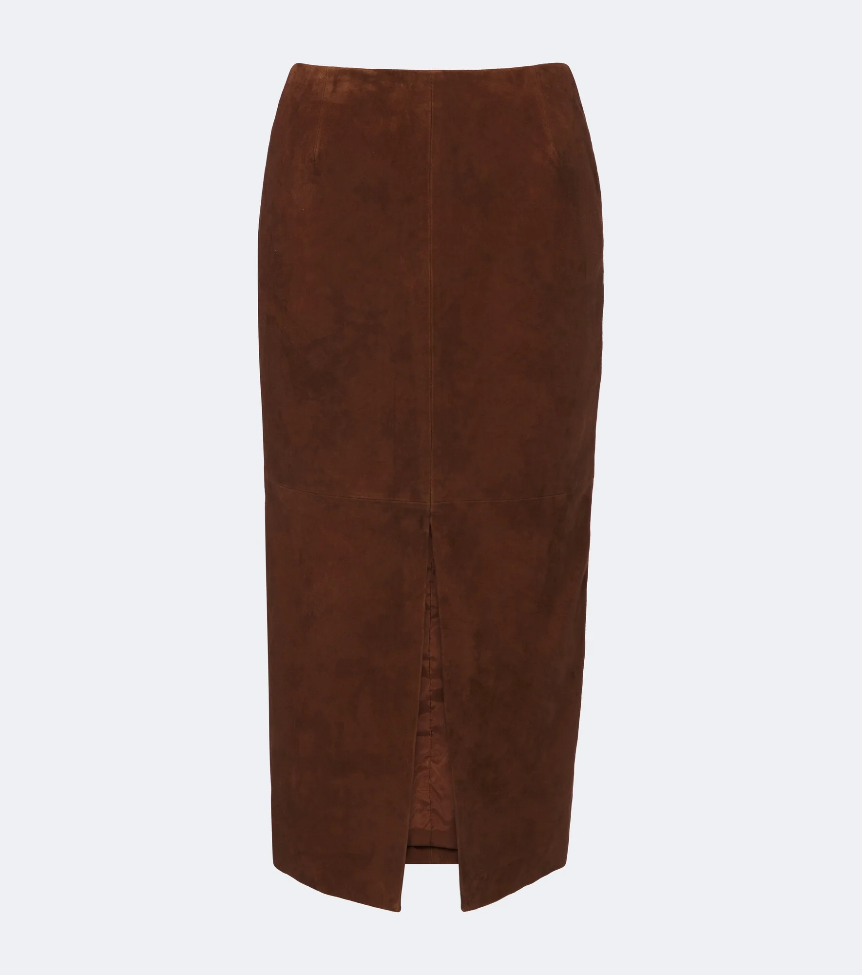 Suede pencil skirt - 1