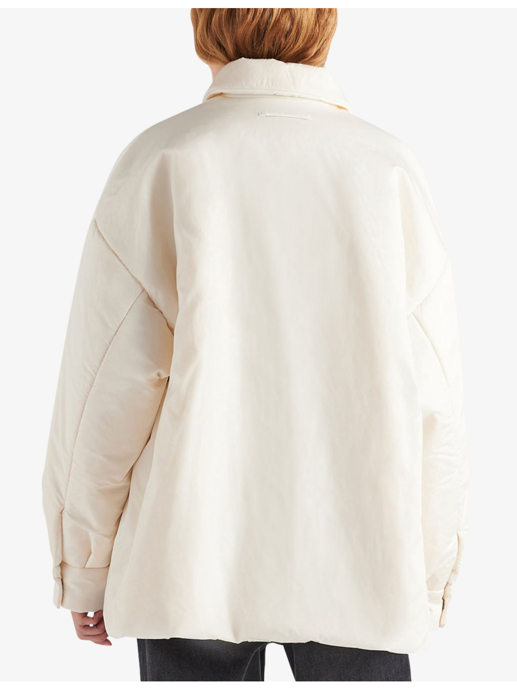 Light Padded Oversized Re-Nylon Jacket - 4