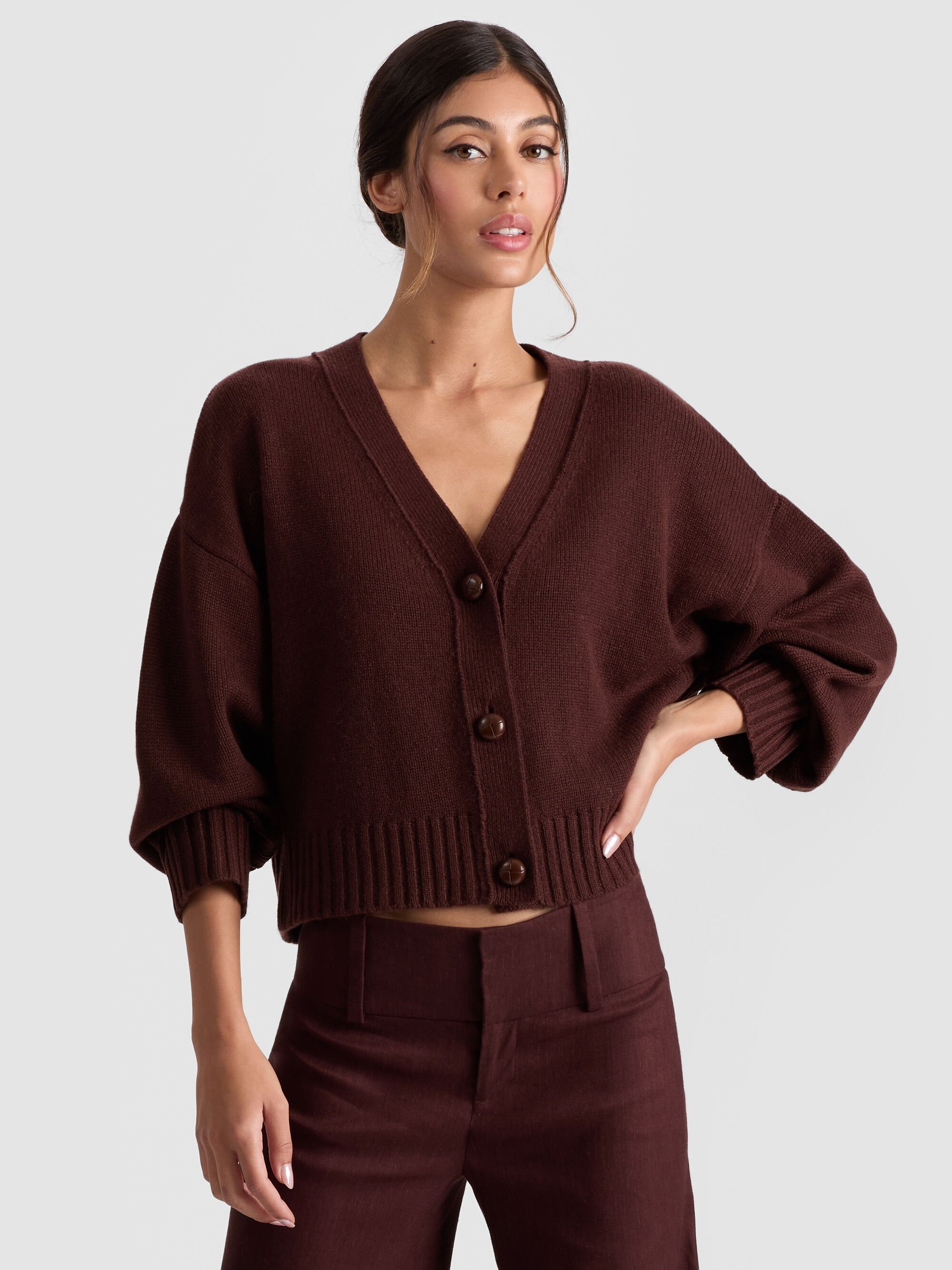 ATTICUS CROPPED CARDIGAN - 2