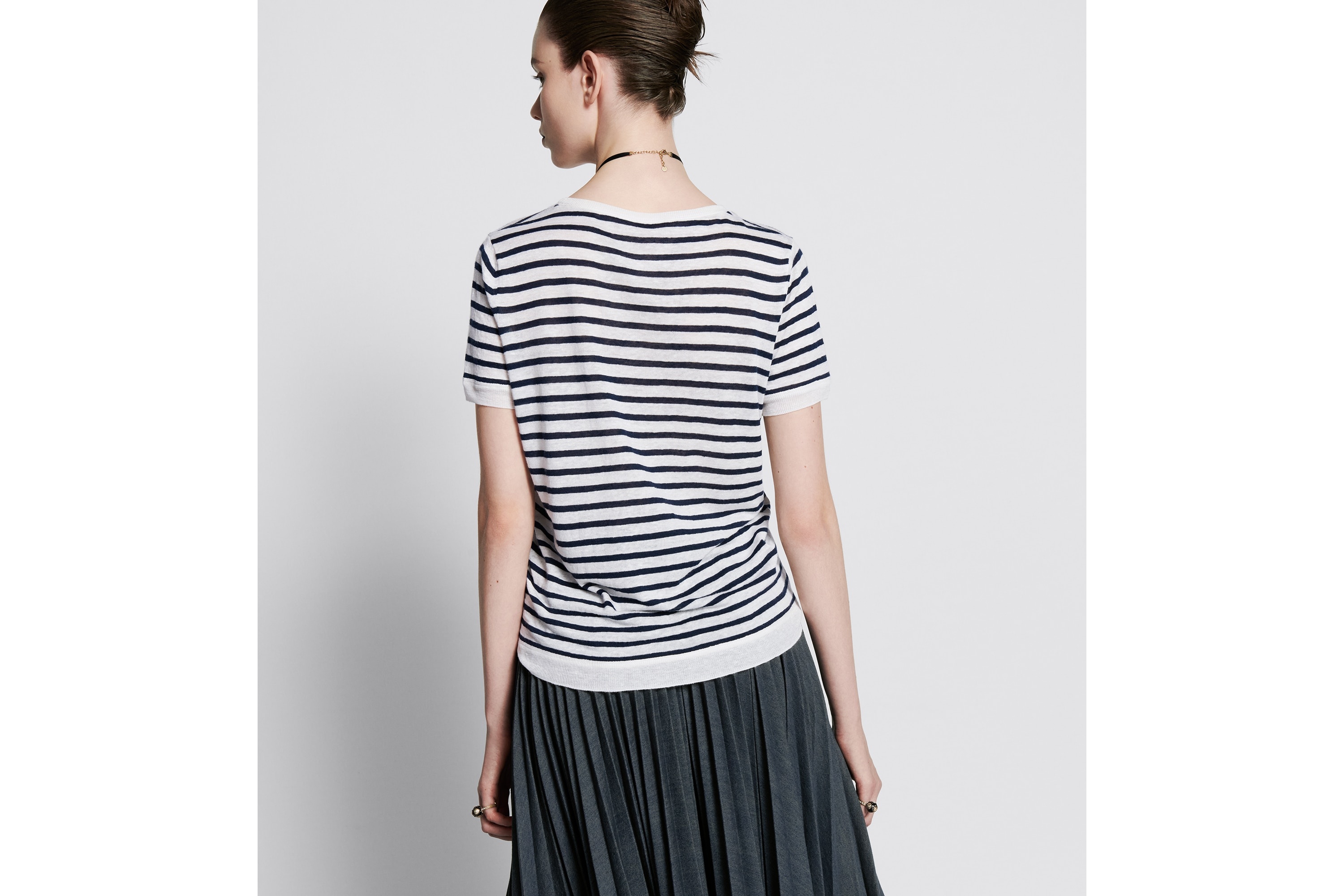 Dior Marinière Short-Sleeved Sweater - 3