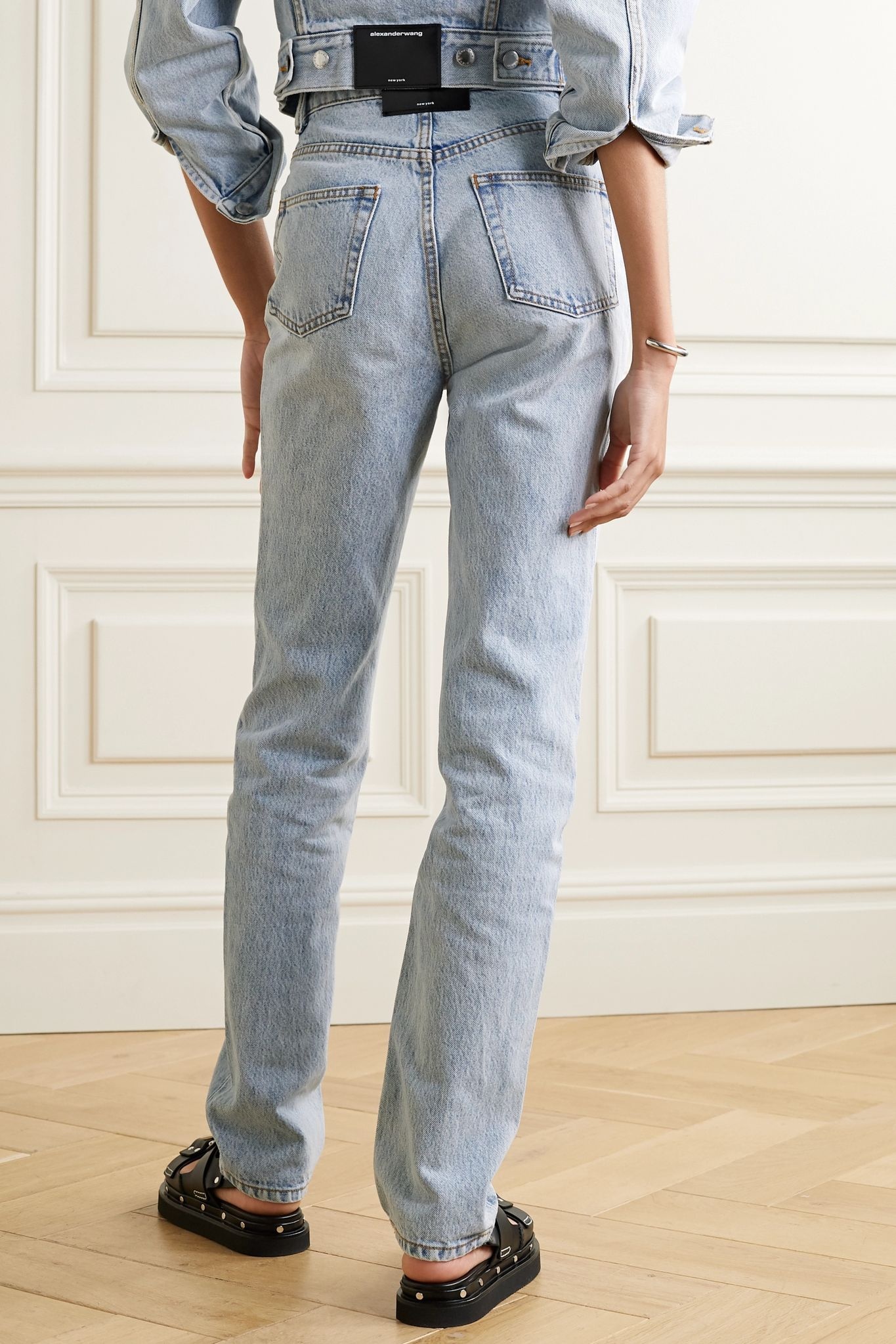 High-rise straight-leg jeans - 3