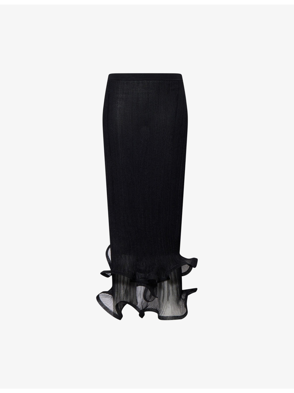 Kelso Slim-Fit Woven Knitted Midi Skirt - 1