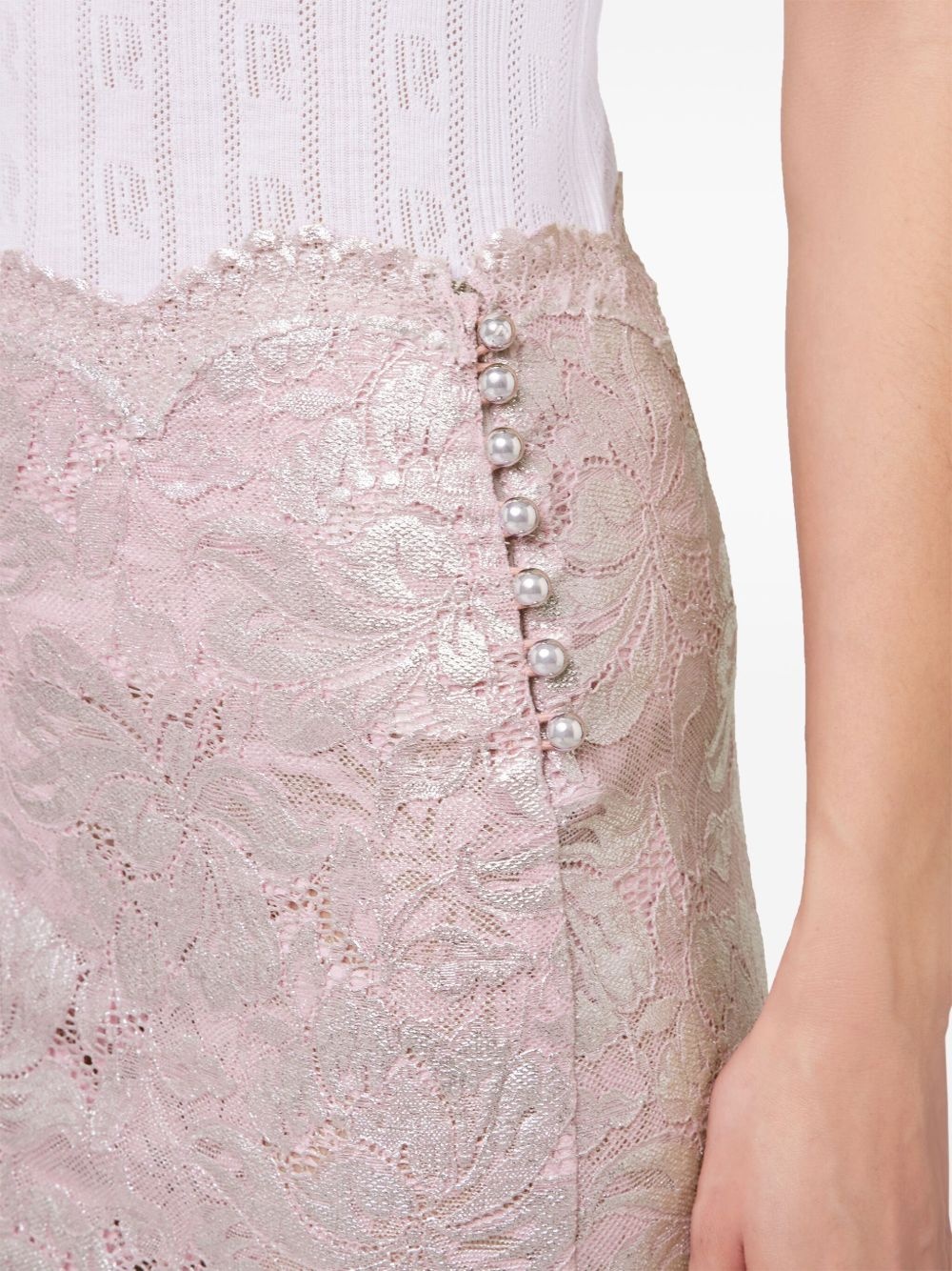 lace maxi skirt - 6