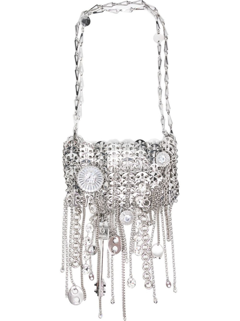 Hanging Charms Discs Shoulder Bag 1